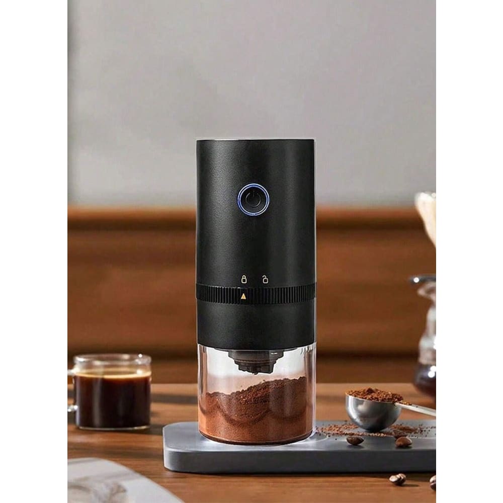 توسكانا طاحونة قهوة كهربائية محمولة قابلة لإعادة الشحن - أسود