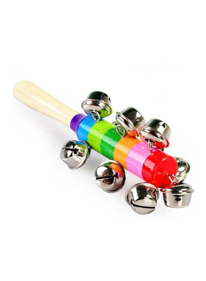 أو إي إم لعبة خشخيشة يدوية بأجراس موديل 2850 - متعددة الألوان