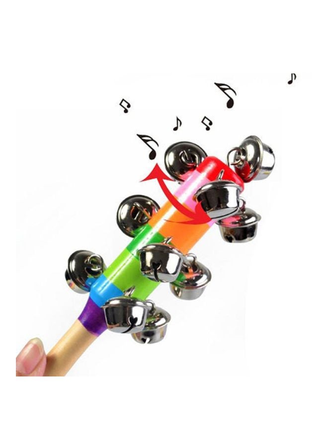 أو إي إم لعبة خشخيشة يدوية بأجراس موديل 2850 - متعددة الألوان