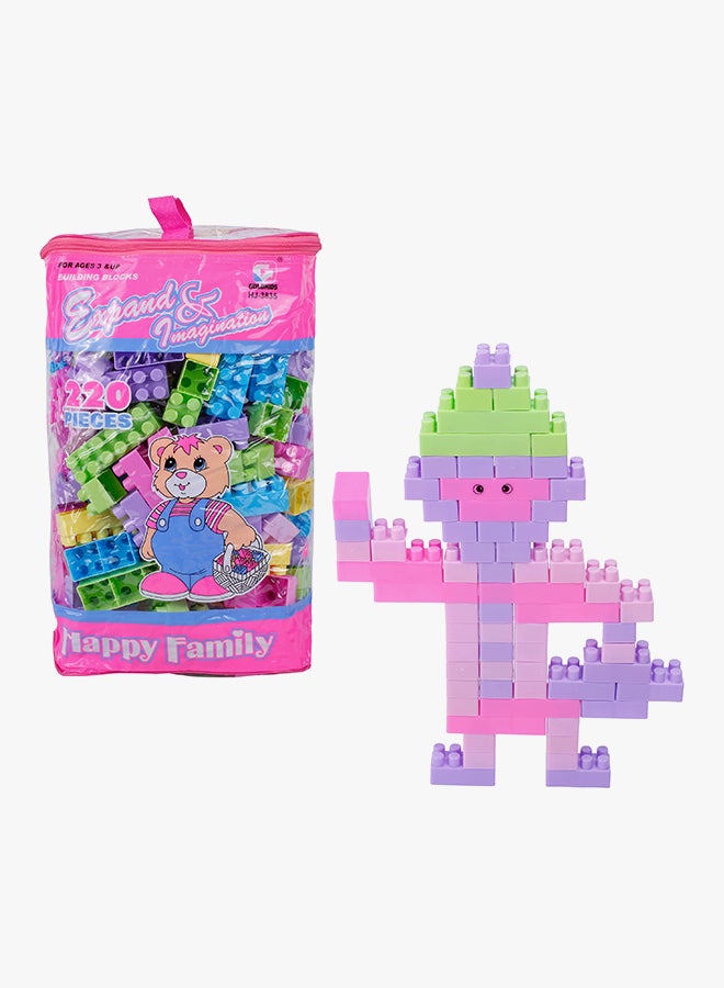 جولد كيدز مكعبات بناء 220 قطعة - موديل HJ3835