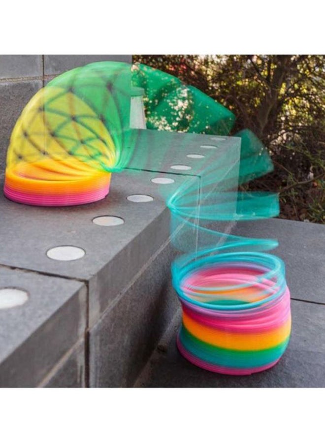  توبار لعبة سبرينكي سلينكي عملاقة بألوان قوس قزح - مقاس 155x155x150سم