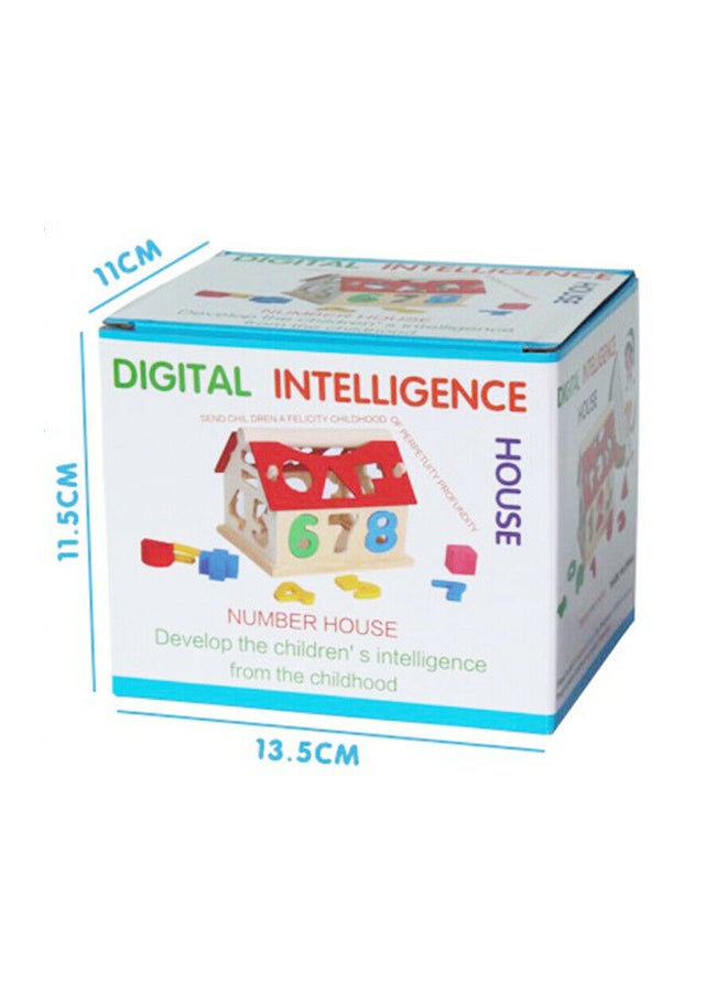  مجسم خشبي تعليمي للأطفال - 13.5x11.5x11 سم