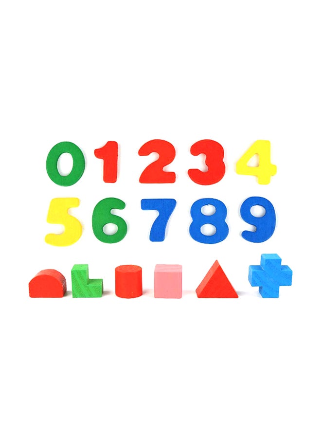  مجسم خشبي تعليمي للأطفال - 13.5x11.5x11 سم