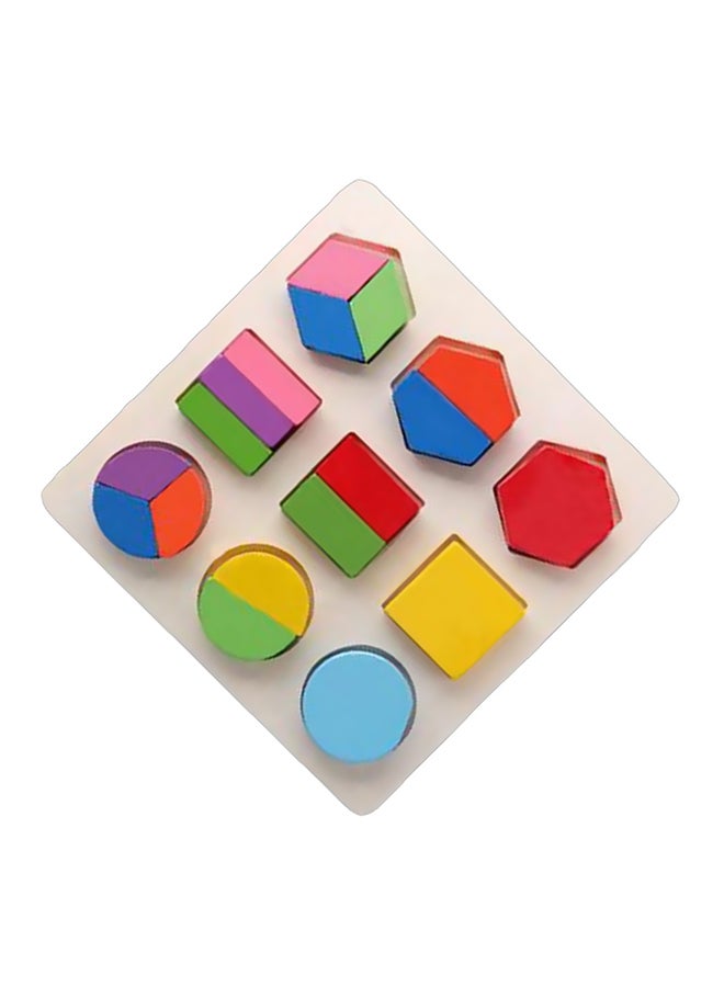 ال دبليو مكعبات بناء خشبية هندسية سلسلة سي 