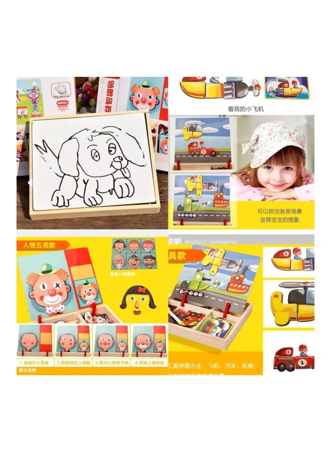 ال دبليو لعبة أحجية مغناطيسية لوحية 4 قطع - طراز J4ZZ2L46