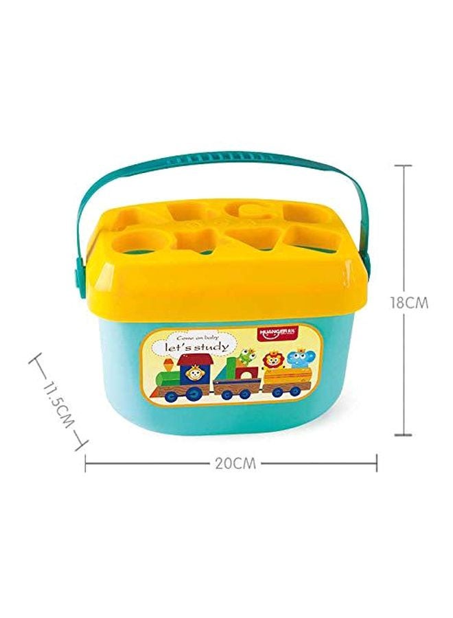 هوانجر لعبة مكعبات تعليمية للأطفال - 16 قطعة