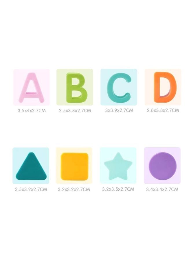 هوانجر لعبة مكعبات تعليمية للأطفال - 16 قطعة