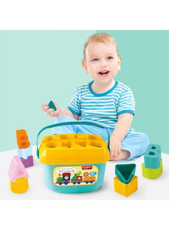 هوانجر لعبة مكعبات تعليمية للأطفال - 16 قطعة