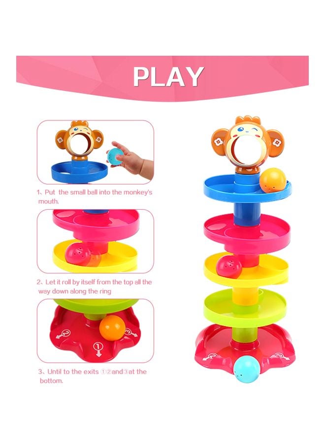 ماجيك واند لعبة تعليمية برج منحدر وكرات