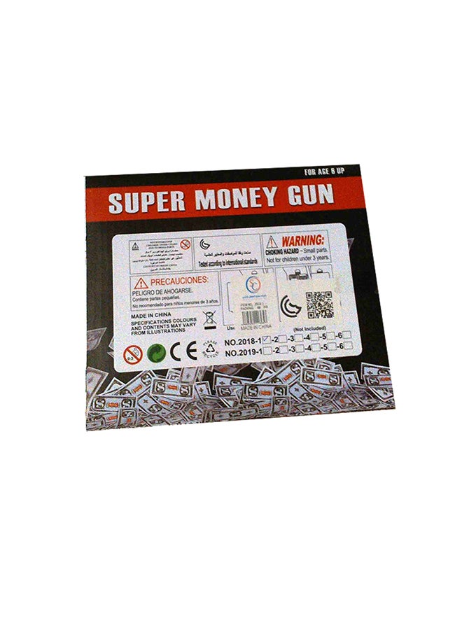 جيك مونكي مسدس لعبة بدولارات مزيفة