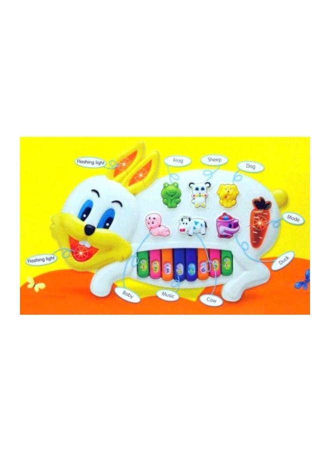 توي كارت بيانو موسيقي أرنب