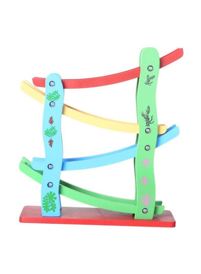 كارول طقم سيارة سباق خشبية مع منحدر