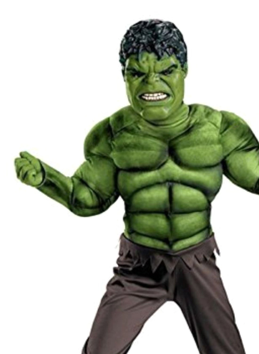 فانسي دريسويل زي تنكري هالك الأخضر للأطفال 5-7 سنوات