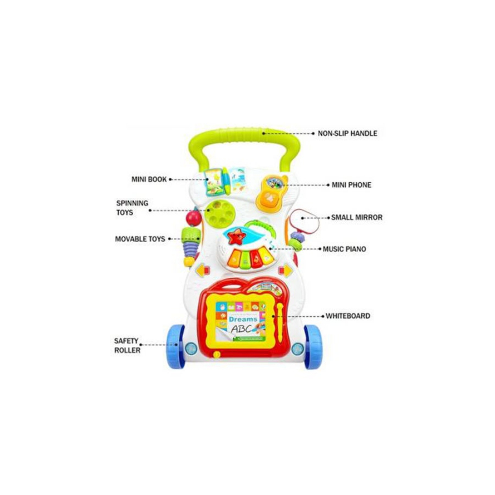 هوانجر مشاية أطفال بتصميم بيانو وموسيقى