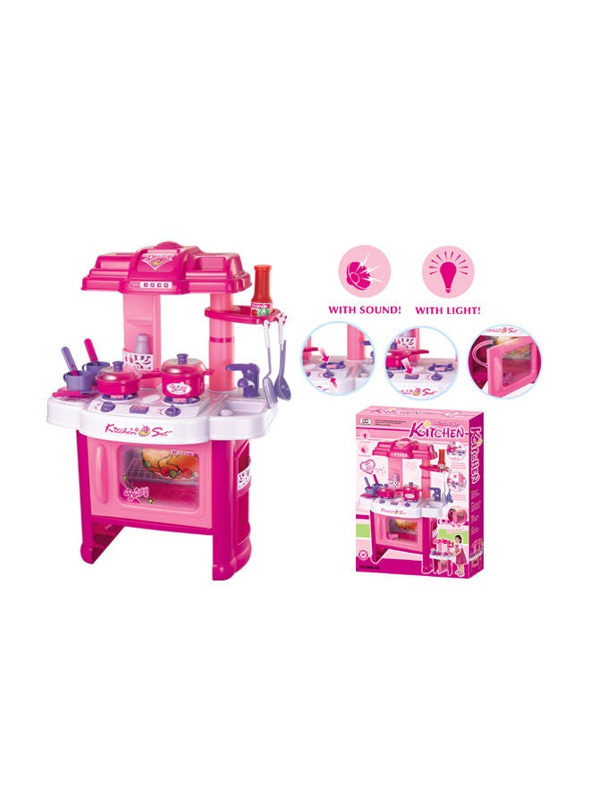 شونج تشينج مجموعة أدوات مطبخ موسيقية ومضيئة