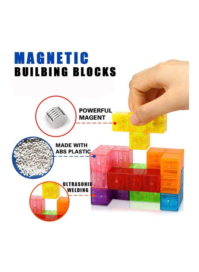  مكعبات مغناطيسية 7 قطع - 9.5 × 9.5 × 9.5 سم