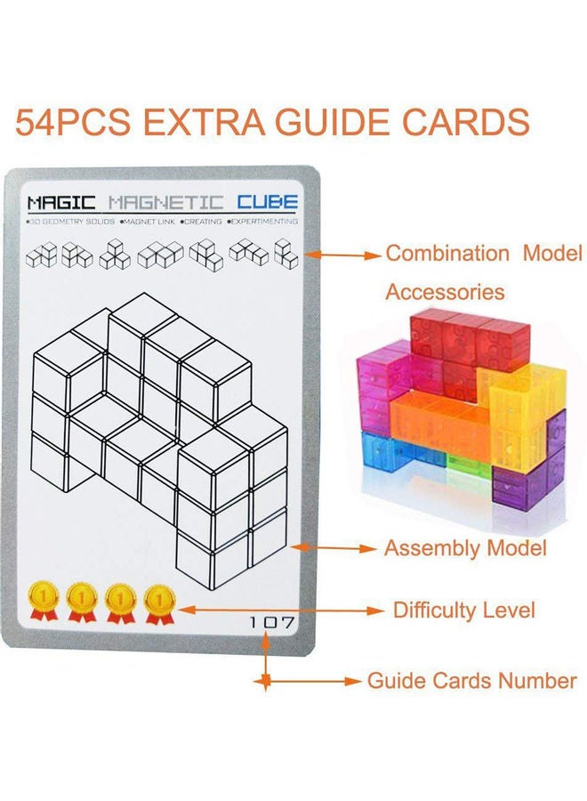  مكعبات مغناطيسية 7 قطع - 9.5 × 9.5 × 9.5 سم