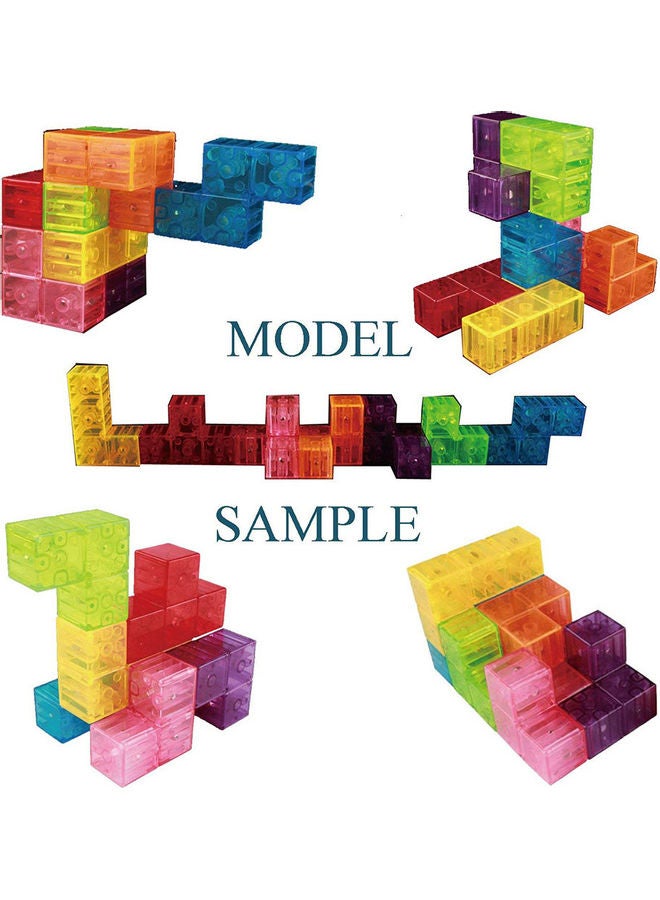  مكعبات مغناطيسية 7 قطع - 9.5 × 9.5 × 9.5 سم