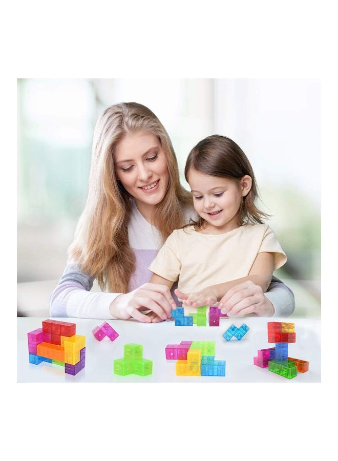  مكعبات مغناطيسية 7 قطع - 9.5 × 9.5 × 9.5 سم