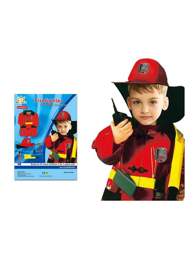 فاميلي سنتر زي مقاتل النار في حقيبة - مقاس 36 سم