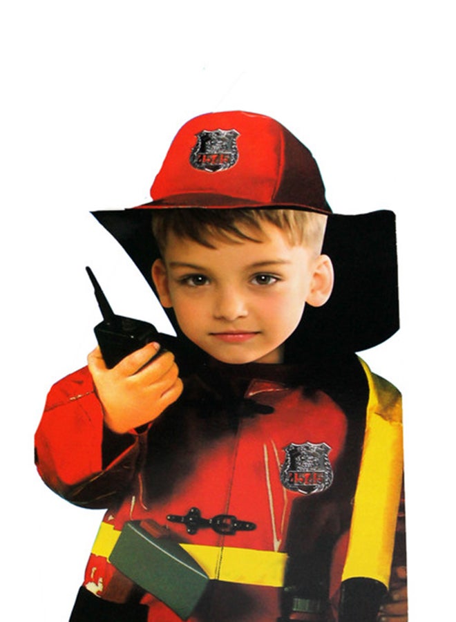 فاميلي سنتر زي مقاتل النار في حقيبة - مقاس 36 سم