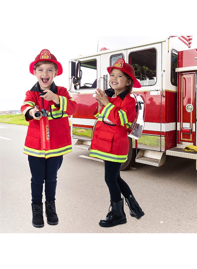 فاميلي سنتر زي مقاتل النار في حقيبة - مقاس 36 سم