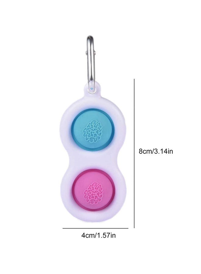 لعبة سيليكون مريحة لتخفيف التوتر - 8.26 × 3.81 × 2.54 سم 