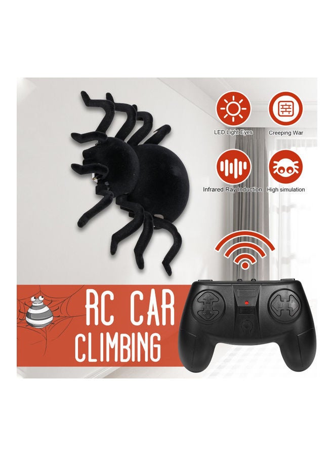  لعبة عنكبوت تحكم عن بعد للأطفال موديل RM13573B-X - أسود