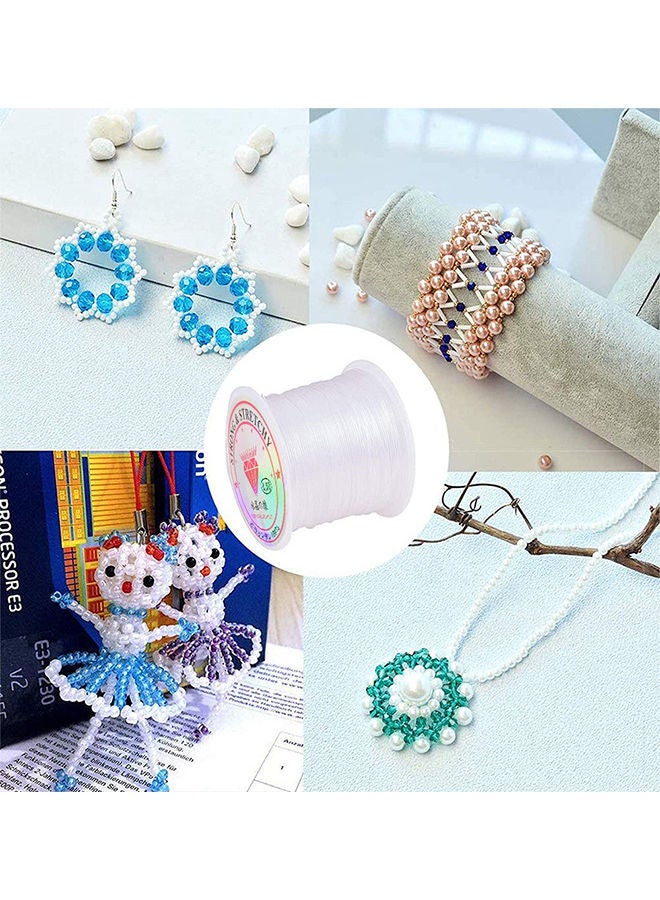  خيط كريستال مرن شفاف متعدد الاستخدام قطعتان - موديل GC1766A22P