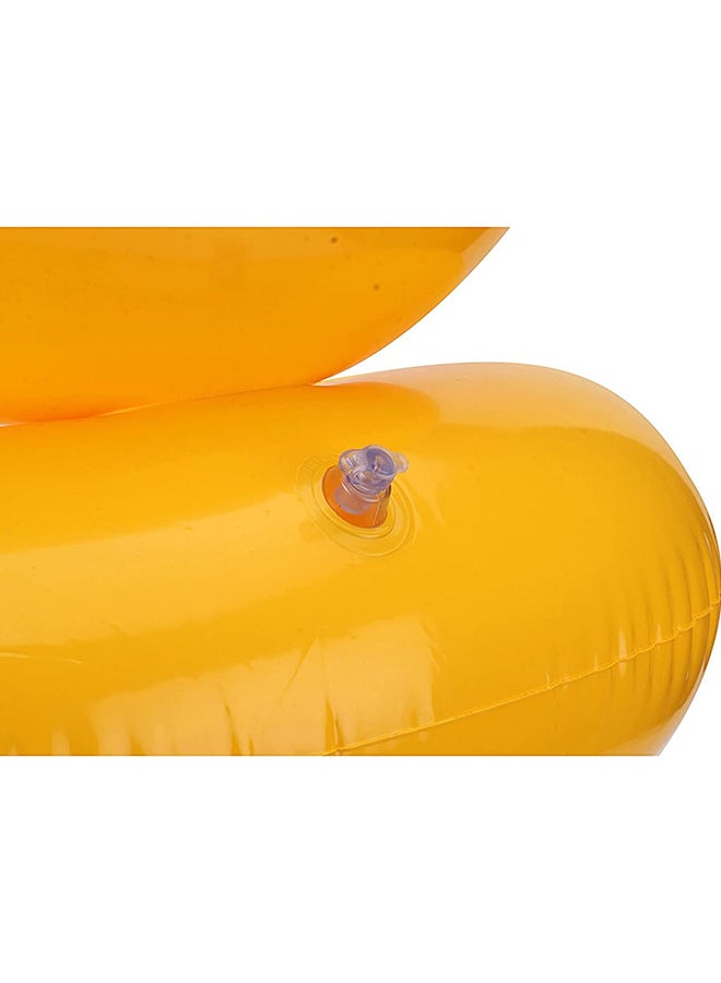 انتكس مضخة هواء يدوية مع كرسي أطفال شكل دب موديل 68556_y - أصفر