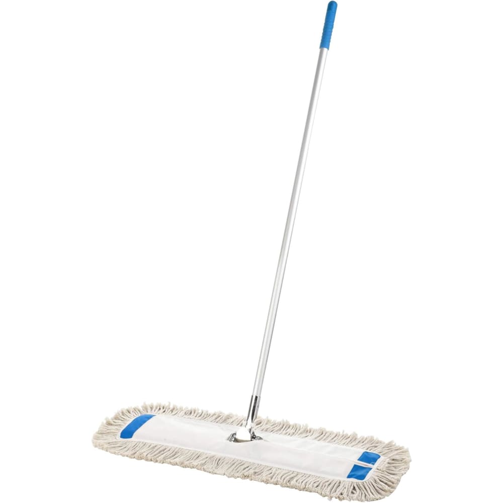 كلينر ممسحة أرضيات قطنية مقاس 60 سم مع مقبض المنيوم موديل GSA011 - أبيض

