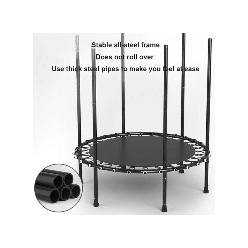  لعبة ترامبولين داخلي عالي التحمل بشبكة أمان - 5.5 قدم 