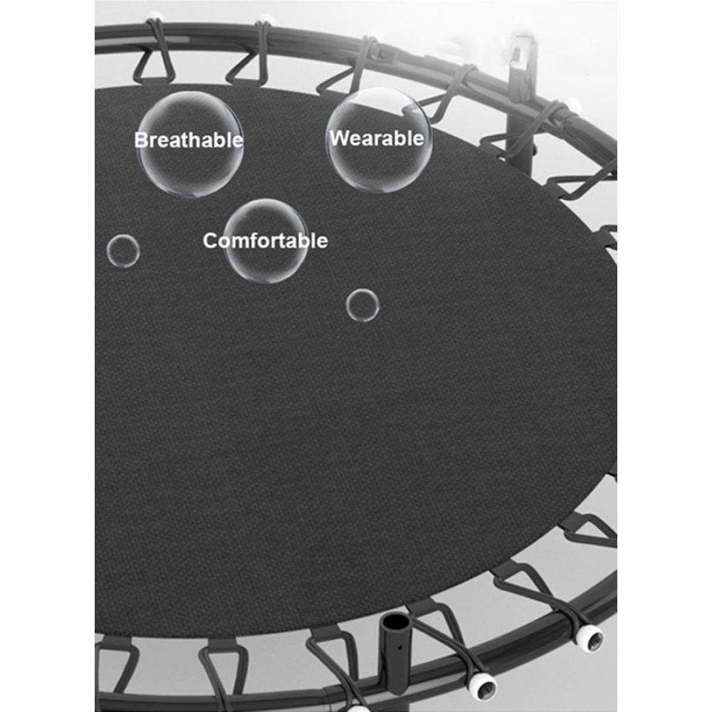  لعبة ترامبولين للأطفال مع سياج داخلي وخارجي بطول 5.5 قدم - أحمر