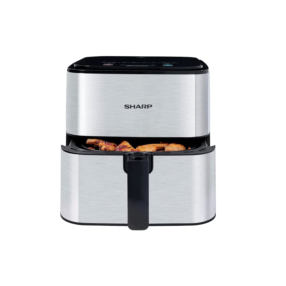 شارب قلاية هوائية بقوة 1600 وات 7 لتر بثمان قوائم طهي موديل KF-AF70RT-S3 - فضي