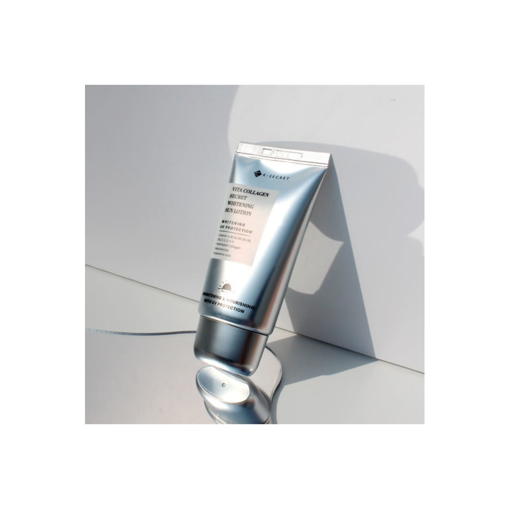كريم الشمس بعامل SPF50+ وفيتامين C وكولاجين - K-SECRET