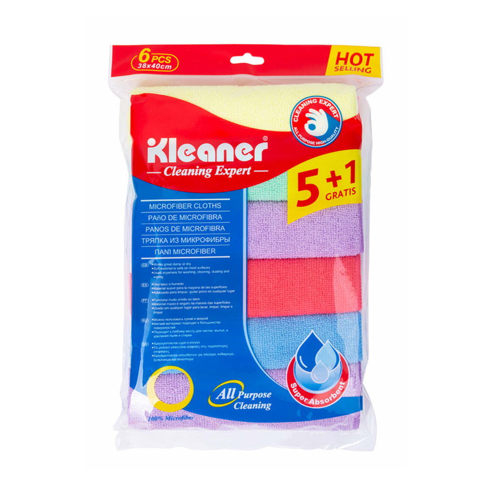 كلينر مناشف قماش للتنظيف متعددة الإستخدام 6 قطع - موديل GSG001