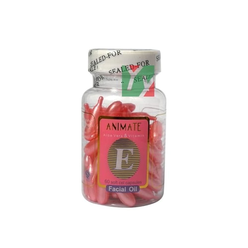 نيمايت دكتور كير كبسولة زيت الوجة بفيتامين E والصبارالأحمر- 60 كبسولة