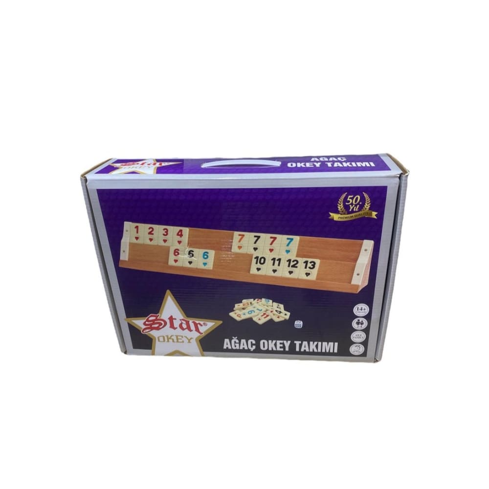 لعبة أوكي متعة اللعب التركي التقليدي - نسخة خشبية