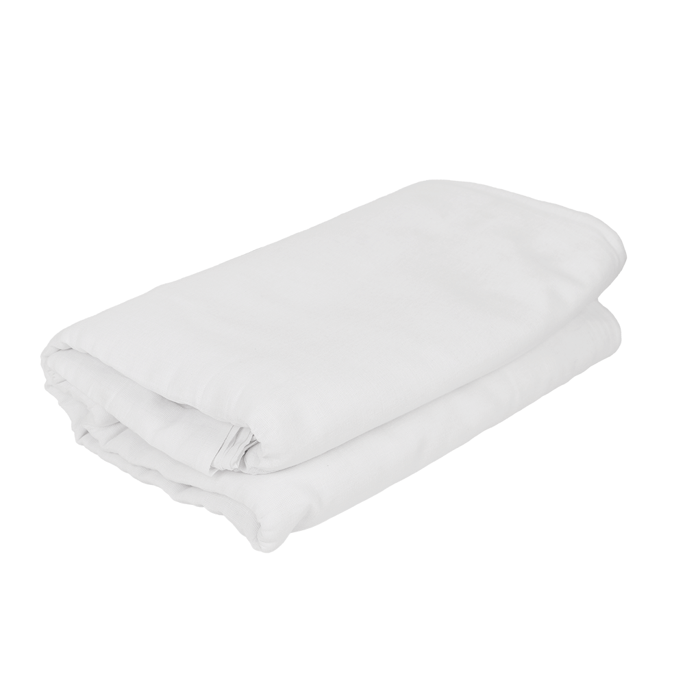 قطعة قماش بيضاء