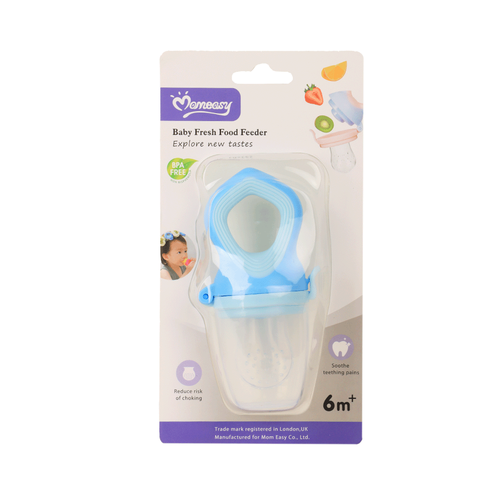 مام ايزي حلمة فواكة لتغذية الأطفال - أزرق