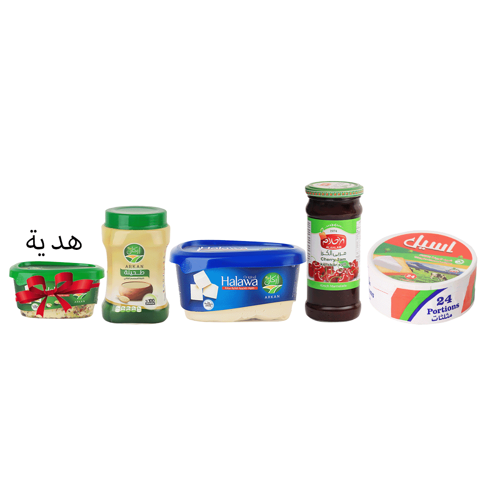باكج فطور الصباح المتكامل 5 × 1+ هدية مجانية