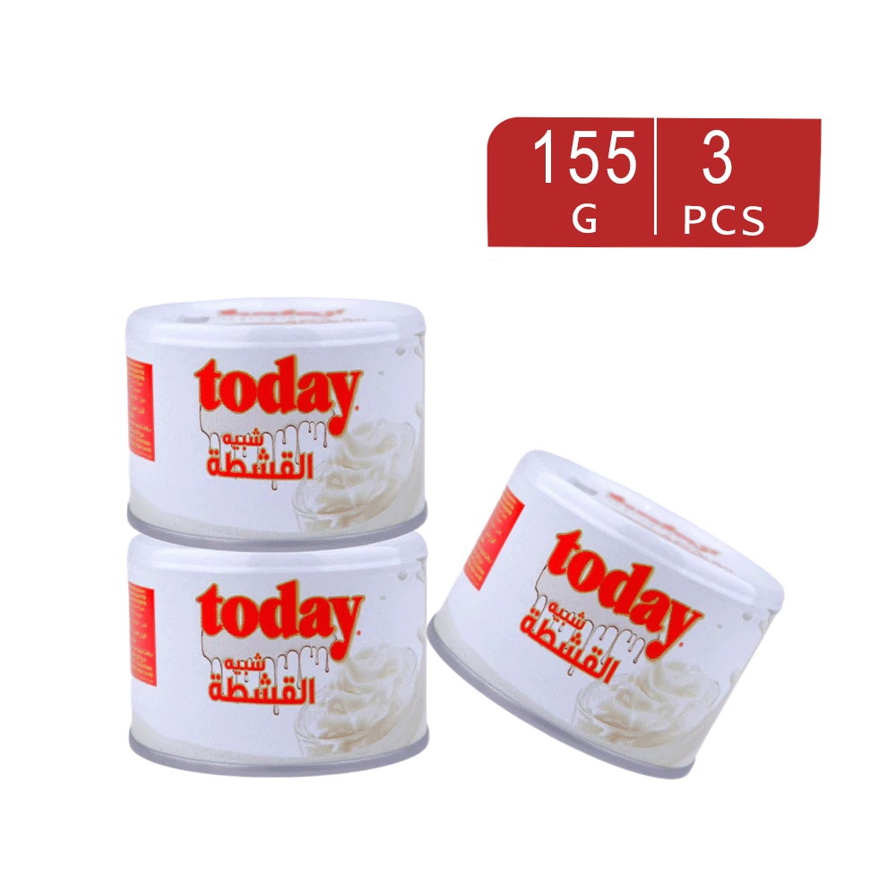 شبيهة القشطة توداي بقوام كريمي ناعم - 155 جم × 3 حبات