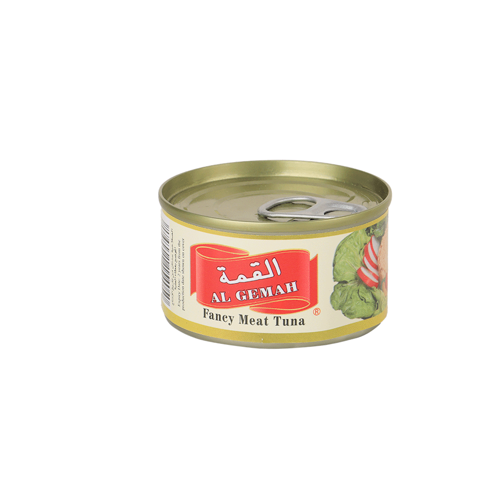 القمة لحم تونة فاخر بالزيت النباتي - 80 جم