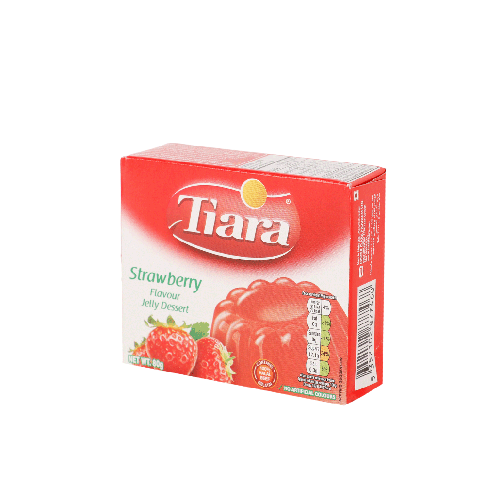 جيلي تيارى حلوى بنكهة الفراولة 80 جم - 6 علب