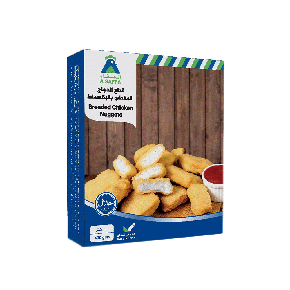 الصفاء قطع دجاج مغطاة بالبقسماط - 400 جم