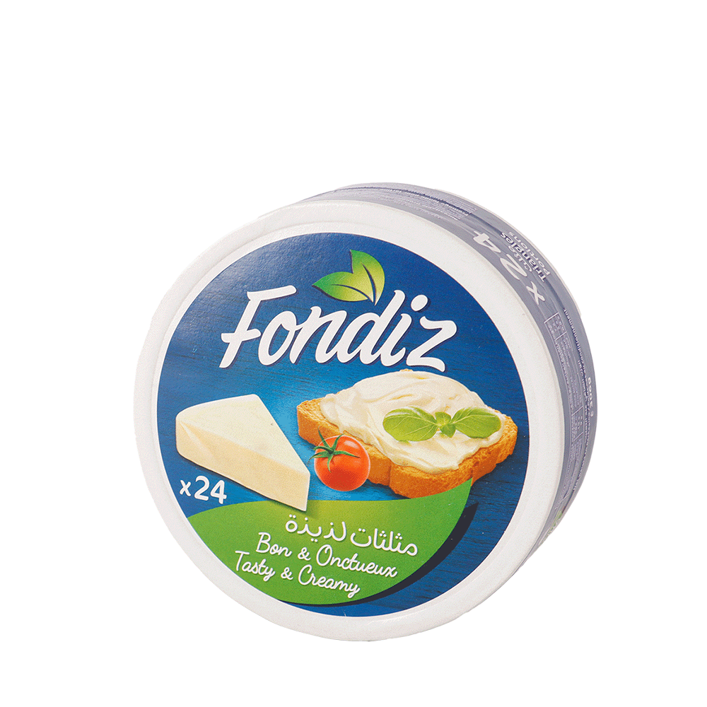 جبن مثلثاث فوندز مطبوخة بالزيوت النباتي - 24 قطعة