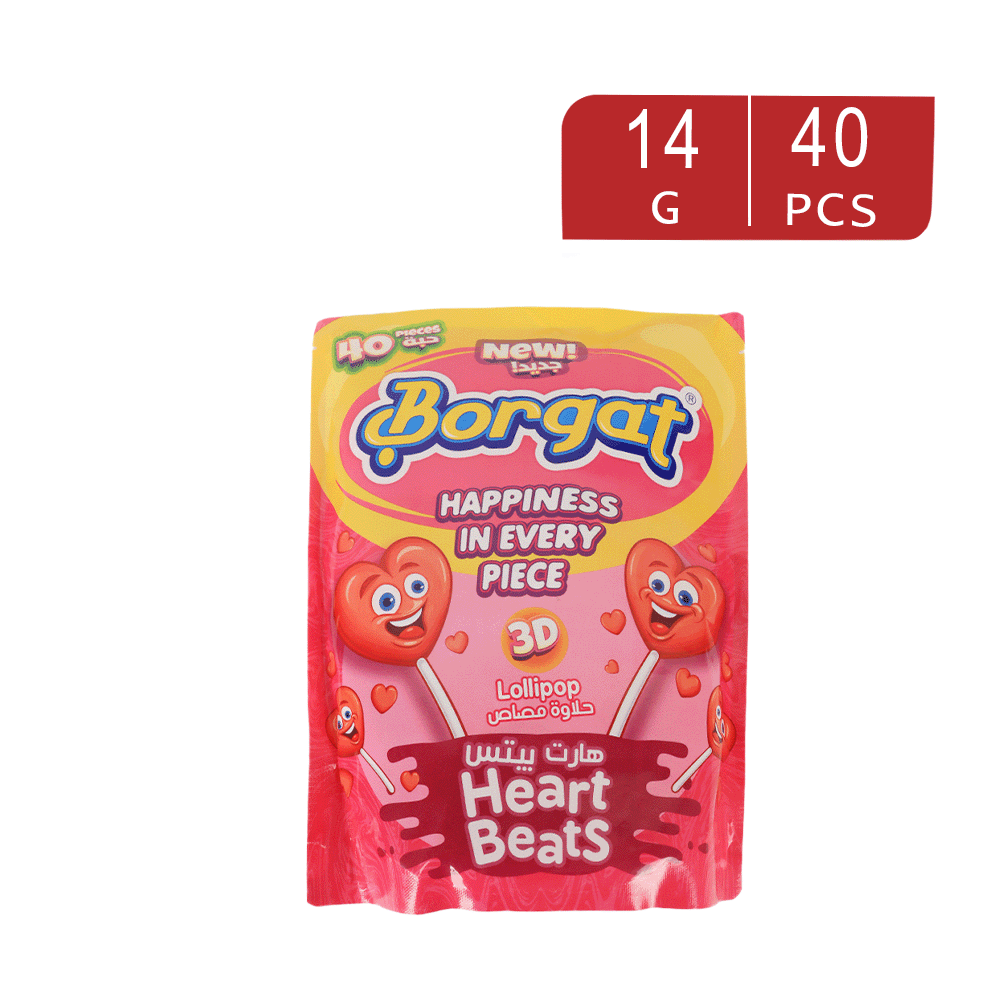 بورقات حلاوة مصاص عدد 40 × 14 جم