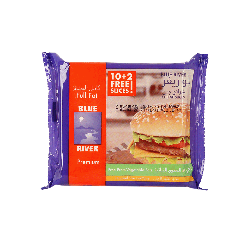 بلوريفر شرائح جبن كامل الدسم - 192جم