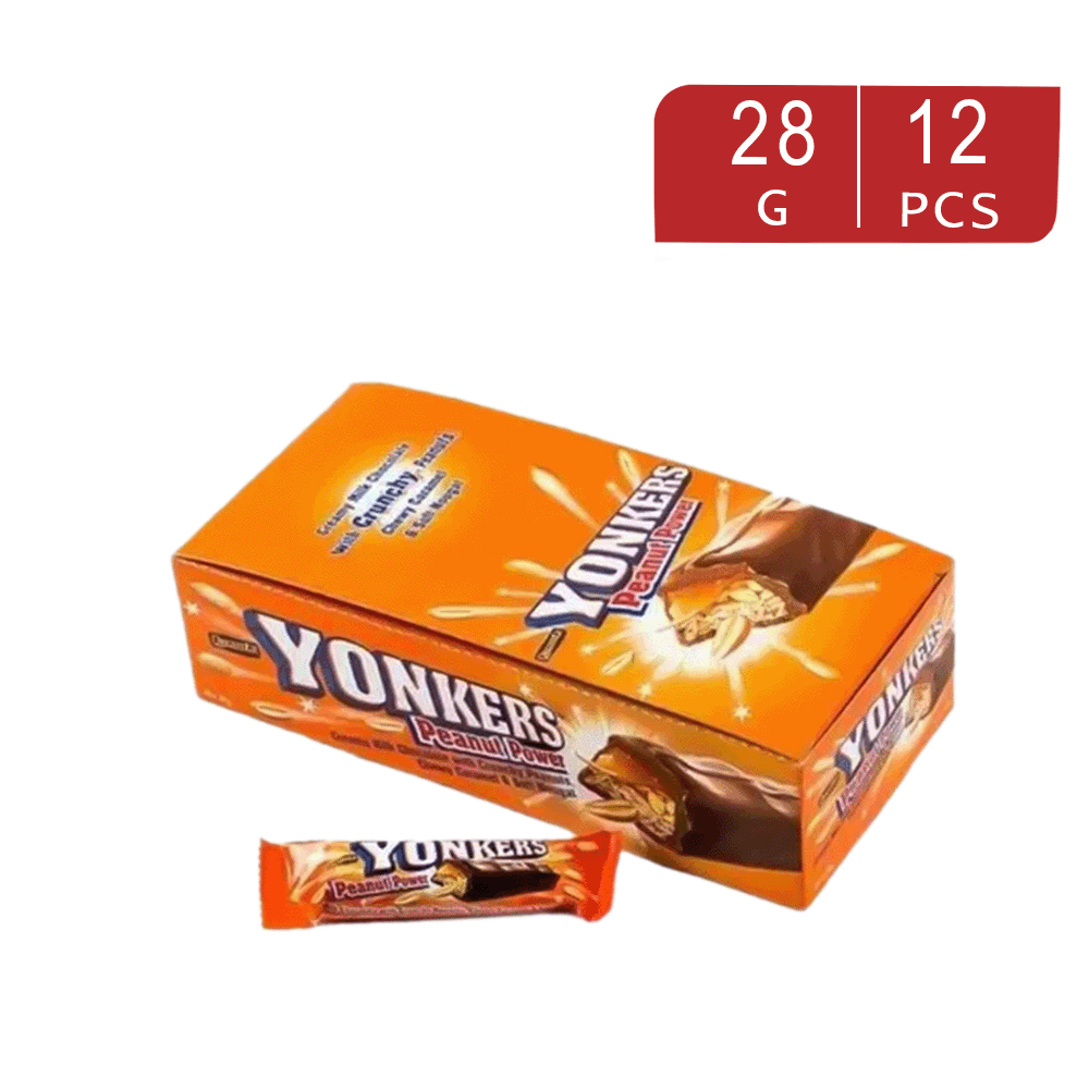 يونكرز شكلاتة بالفول السوداني- 28 جم x 12 حبة