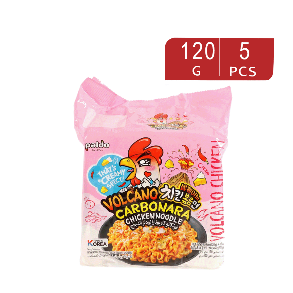 نودلز كوري من بالدو فولكانو بونارا بنكهة الدجاج - 120جم- 5 حبات